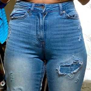 High waist boyfriend jeans